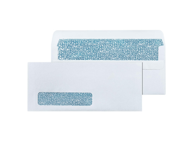 #10 Left Window Envelopes Self Seal - 20/pack - 4 1/8 x 9 1/2 inch - Business Envelopes with Flip & Seal Closure, Security Tinted for Invoices &...