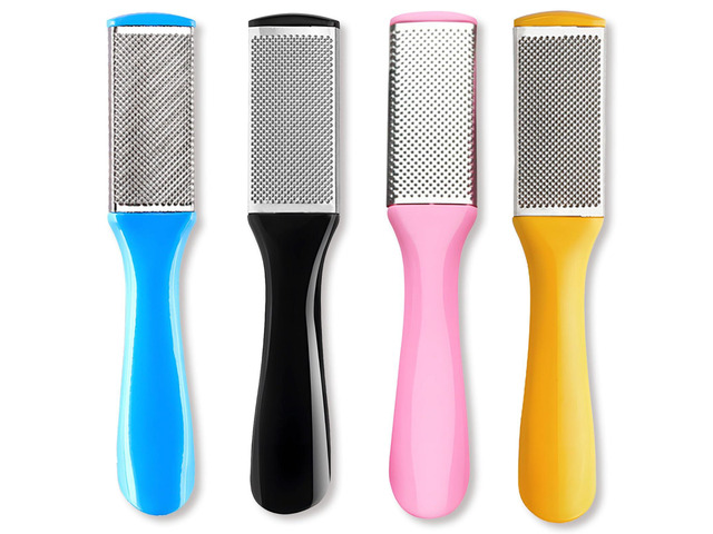 4 Pcs Pedicure Foot Files Callus Remover with Double Sided Feet Rasp for Dead Skin - Professional Foot Care Tools to Removes Hard Skin Corns for...
