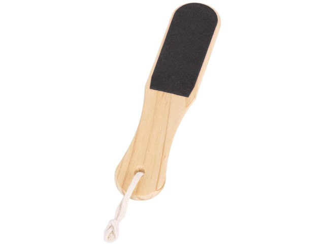 Double-Sided Wood Foot File, Foot Pedicure Rasp Foot File and Cracked Skin Callus Remover for Feet Scraper File Brush Tools