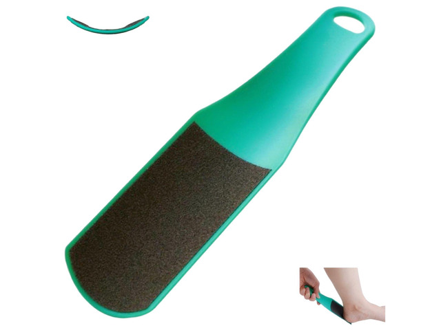 U-Shaped Curved Foot File Dead Skin Callus Remover Scrubber Double-Sided, Dead Skin Callus Remover, Foot Scrubber for Wet and Dry Feet, Curved...