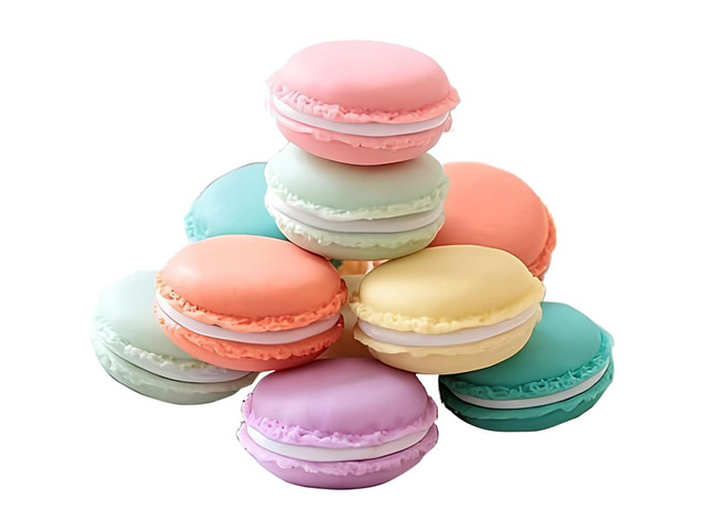Cute and Colorful Macaron Jewelry and Pill Storage Box,Giant Macaron Case Container - Keep Your Accessories and Medications Organized and Adorable!...