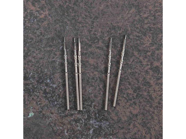 5Pcs Silver Movement Watch Steel Stem Crown Kit NH35 NH36 NH38 NH39, Spare Parts, Repair Tools Stem Spare Parts Repair Tools and Kits Accessories