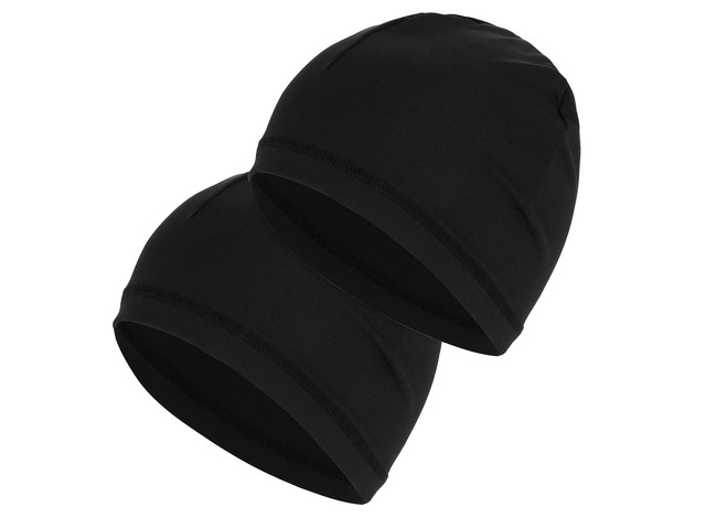 2 Pcs Wave Silky Stocking Caps for 360 540 723 Waves - Compression Stain Caps Ideal Gifts for Christmas Thanksgiving Father's Day (Black)