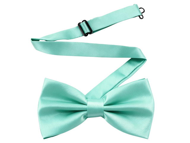 XEF Pre-tied Bow Ties for Men Satin Formal Adjustable Neck Bowtie for Wedding Party Tuxedo Bowties Blue