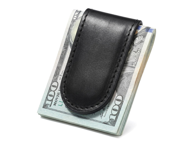 Leather Business Card Holder Wallet, Slim Minimalist Black Card Holder Case for Men, Fashion Leather Card Wallet for Business Cards, Cash, Small...