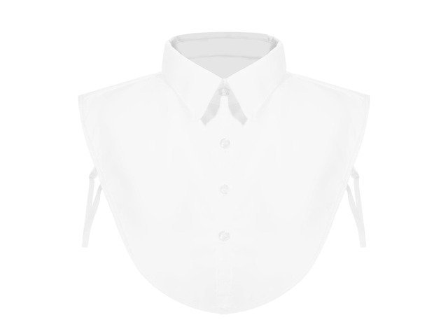 Fake Collar, Detachable White Faux Collar Women's Shirt Dickey Collars for Women & Men, Half Shirts Blouse Faux Collars