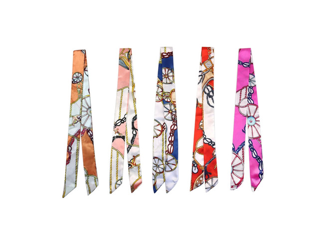 YZHZOM 5 pack Bags for Women, skinny scarf for purse handle, Neck Scarves,hair scarf,bag accessories for handbags