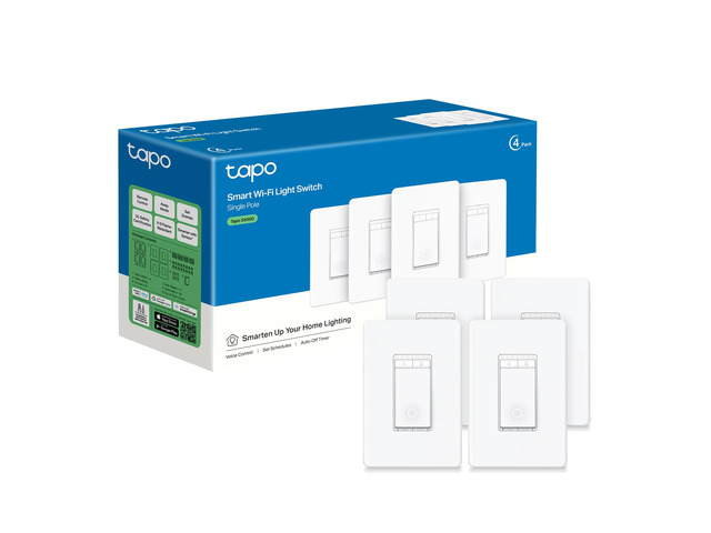 Smart Dimmer Switch, Single Pole, Need Neutral Wire, S500D(4-Pack) 2.4GHz Wi-Fi Light Switch Compatible with Alexa and Google Home, UL Certified,...