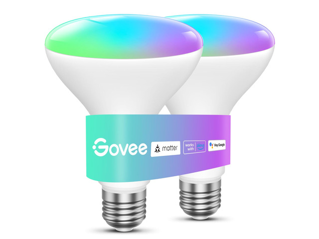 Smart Light Bulbs, 1200 Lumens Dimmable BR30 Bulbs, RGBWW 2 Pack RGBWW Color Changing Light Bulb, Flood Light Bulbs Work with Alexa, Google...
