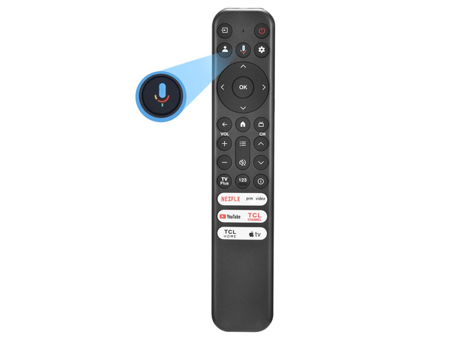 for TCL Google TV Voice Remote,Smart Replacement for TCL TV Remote Control Compatible with TCL QM8/QM7/S5//Q7/Q6/Q5 4K UHD HDR LED QLED LED Smart...