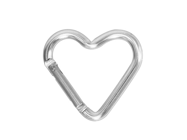 Heart Shaped Carabiner Clip Aluminum Alloy Keychain Clip Spring Snap Hook Camping Backpack Clips Heavy Duty Carabiner Lightweight Aluminum Alloy...