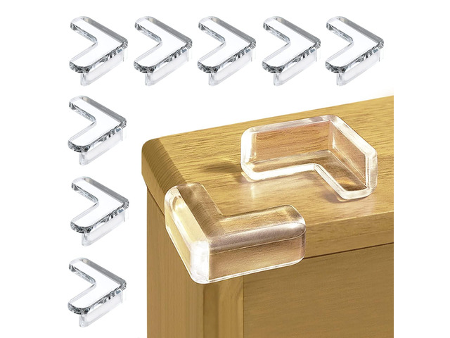 10 Pack Corner Protector Baby,Table Corner Covers Baby Safety Furniture Corner & Edge Safety Bumpers Covers Cushion, Baby Proof Bumper,Clear...
