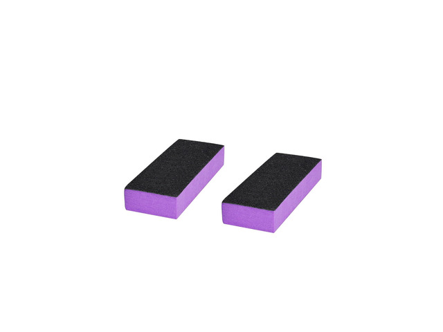 2 Pack Buffer Block, Professional Manicure Tools Kits, 100/180 Grit, Black Nail Pedicure File and Sanding Buffing Grinding Plisher File