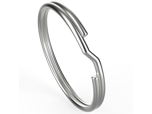 Ring/Key Chain, 50 Pack 3/4 inches 20mm Split Round Metal Silver Keyring for Home/Car/Outdoor/Arts/Lanyards/CraftsKeys Organization