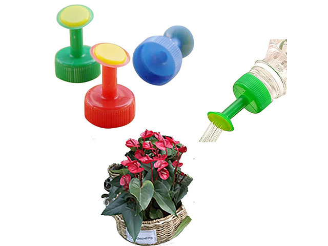 5 Pack Watering Can with Coke Bottle Cap Sprinkler for Plants and Pots - Indoor Nursery and Bonsai Gardening
