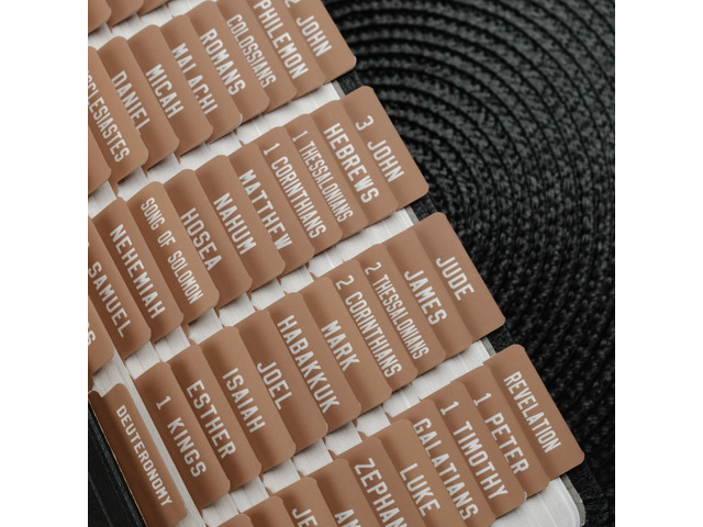 UPAFEXXI-Laminated Bible Tabs, Bible Tabs for Women and Men Reposition Large Print Stickers, Easy to Read and Apply, 80Chapters Labels for Easy...