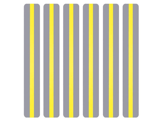 12 Pieces Yellow Guided Reading Strips Overlay Hightlight Bookmarks Help with Dyslexia for Children and Teaching Supply