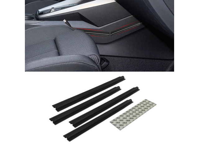 Car Concealed Wire Cover, Automotive Power Cord Cover, 4PCS Car Wire Sleeve, Car Interior Accessories Adhesive Cable Hidden Protector for Cords...