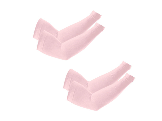 UV Protection Cooling Arm Sleeves UPF 50 Sun Sleeve Pink*2 Tattoo Cover Up, Lightweight Sport Compression Cover Sleeve, Ideal for Outdoor,...
