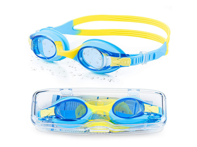 Unisex-Child Swim Goggles, Anti Fog No Leaking Clear Vision Water Pool Swimming Goggles