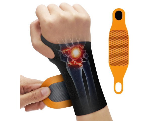Graphene Wrist Brace for Carpal Tunnel Night Support for Left & Right Hands Arthritis,Tendonitis & Wrist Sprain Pain Relief Seamless &...