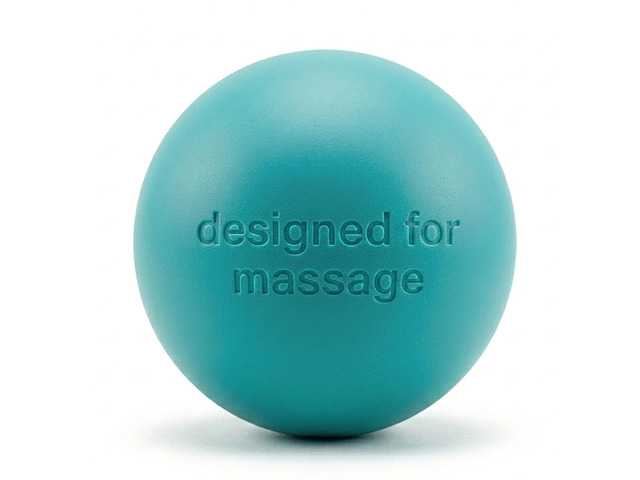 Massage Ball for Myofascial Release, Pure Silicone, Designed for Massage (NOT Lacrosse), Completely Free of BPA/Latex/Rubber/PFAS, for Trigger...