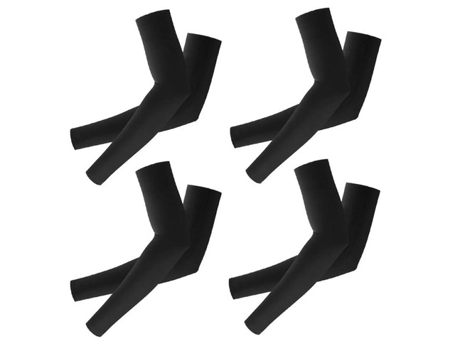 Arm Sleeves UV Sun Protection Cooling Sports Compression Sleeves for Men & Women 4 Pairs