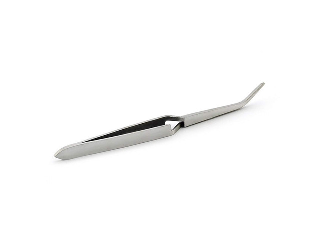 Self Close Nail Sculpture Tweezer Curved Clamp for AcrylicNail Shaping nail sculpture tweezer clamp,for shaping & positioning, multi-use for UV...