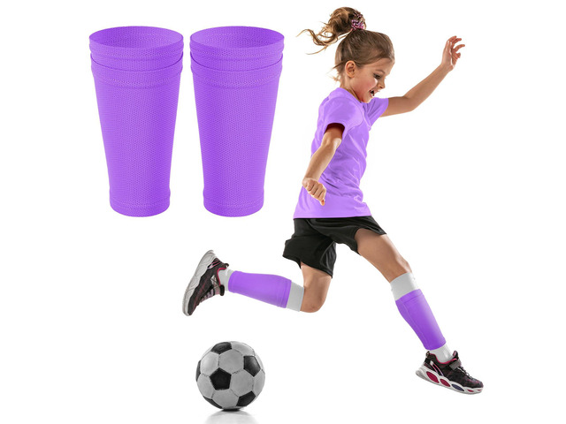Shin Guard Sleeves for Kids Youth Football Shin Guard Holders Compression Soccer Sleeve Socks with Pocket for Shin Pads Shin Guards for Kids...