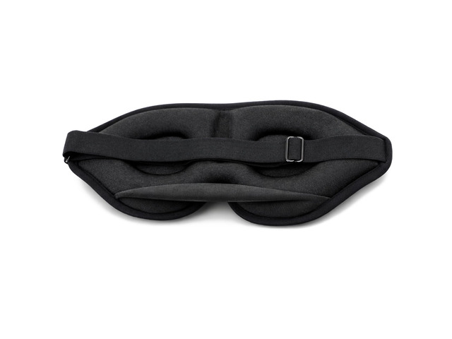 1 Pack Sleep Masks 3D Contoured Eye Mask for Sleeping Upgraded Slanted Nose Wing Light-Blocking Fits Side Sleepers Sleep Mask Black 1 Pc