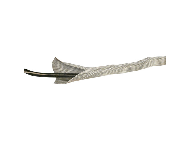 RFI Shield Split Sleeve 1' x 36' Tinned Copper Wire Shielding Sleeve Includes 17. 5' Grounding Strap Flexible, Durable RFI/EMI Shielding