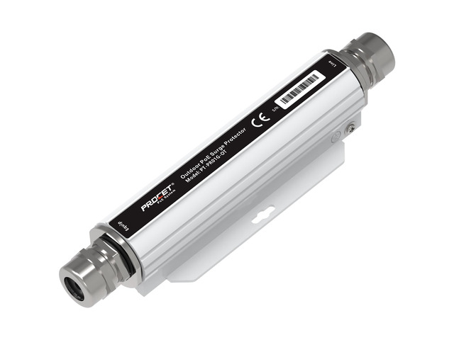 Ethernet Surge Protector Gigabit Outdoor 20KV Industrial Lightning Arrestor for -40°F to 149°F, IP67 rated, 60Wmax PoE++ RJ45, Gas Discharge...