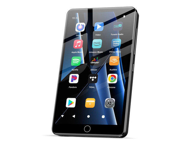 Android 13 MP3 Player with Bluetooth and WiFi, MP3 MP4 Players with 4' Touchscreen and Speaker, Spotify Music Players with Audible, Parental...