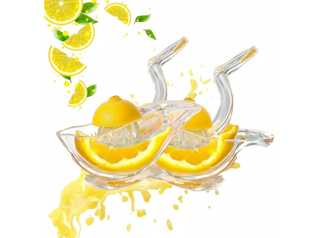 2 Pack Bird shape Lemon Squeezer, Lemon Juicer Acrylic Manual Juice Lime Squeezer Bird Shape Hand Juicer for Orange Lemon Lime Pomegranate