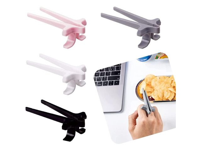 4pcs Finger Snack Chopsticks for Gamer,Snack Clips,Gaming Finger Tongs,Gaming Finger Sleeves,Gamer Gifts,Cell Phones Accessories