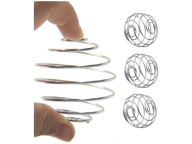 3 PCS Stainless Steel Shaker Ball Wire Whisk Shaker Mixer Mixing Ball Cup Blend Shaker