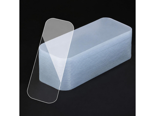 Ourart Heavy Duty Double Sided Tape, Clear, 20Pcs, 1.96 x 5.12Inch Strong Sticky,Tack Mounting Tape, Large size