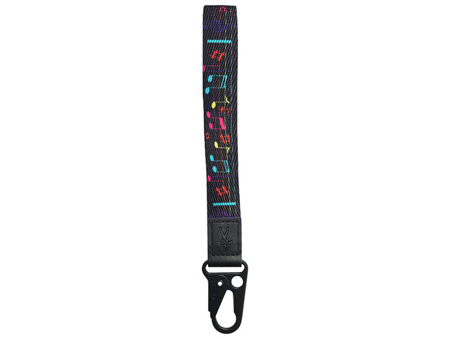 QIAQIAYU Wrist lanyard for keys, Wristlet Keychain & KeyringsWristlet Strap for Key, Hand Wrist Lanyard Key Chain Holder (music)