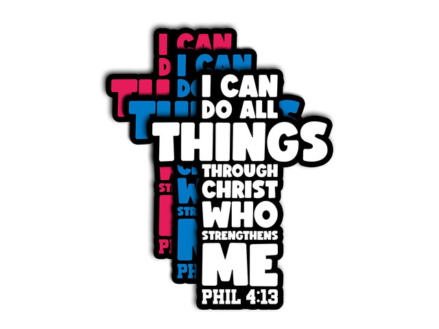 Sticker Funny, Decorate Books, Laptops, Water Bottles, Kindle Sticker, Waterproof Vinyl Sticker, Decals Gifts 7 (Pray On It)