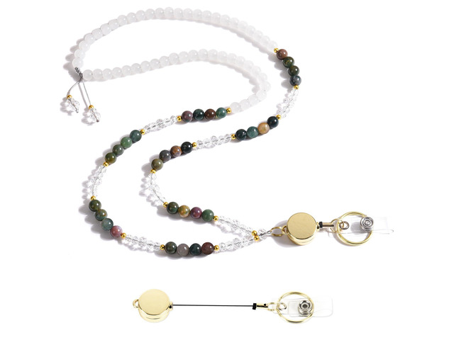 VEEYOL Lanyards for ID Badge Lanyards for Keys Teacher Lanyard with ID Holder Retractable Lanyard Cute Badge Lanyards
