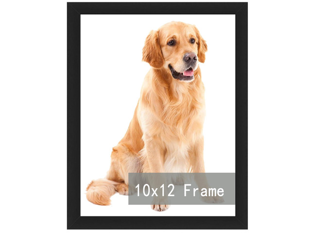 RUN HELIX 10x12 Picture Frames, Photos Frame with Plexiglass, Wall Gallery Photo Frames, Horizontal and Vertical for Wall Mounting, Home Office...