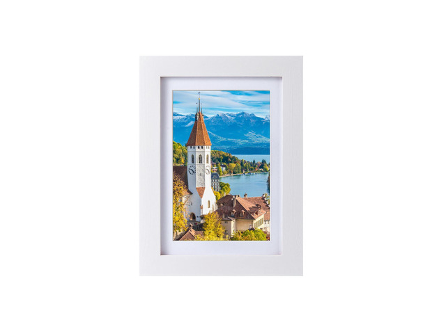 PSLXZXK 4x6 Picture Frame Made of Solid Wood Photo Frame with Shatter Resistant Plexiglass, Display Pictures 3x5 with Mat or 4 x 6 Without Mat For...