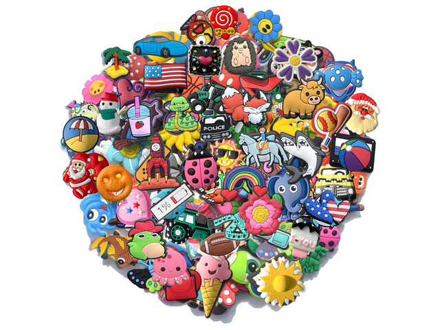 YAZO 30Pcs Random DIY Shoe Charms for Decoration Party Favors