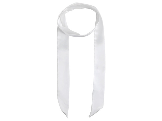 Soft White Scarf for Women Dress 76Inch Long Ribbon White Chiffon Necklace Neck Scarf Dress Belt for Hat Handbag Decorative Hairband Necktie