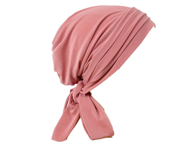 YYAOJHAO Pre Tied Chemo Headscarf for Women - Slip On Bandana Headwrap caps chemotherapy Turban Headwear for Cancer Hair Cover (US, Alpha, One...