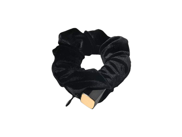 SUNEBOIZ Velvet Pocket Scrunchie Hair Tie - Secret Hidden Pouch for AirPods, Keys, Money, Travel & Gym Hair Accessory