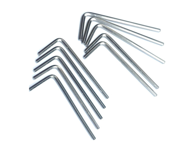 ZDingTech 10pcs 5/64 Allen Wrench Sets,5/64' Hex Key Wrench Set,Allen Key Door Key L Shaped Hex Wrench Set with Long Arm.