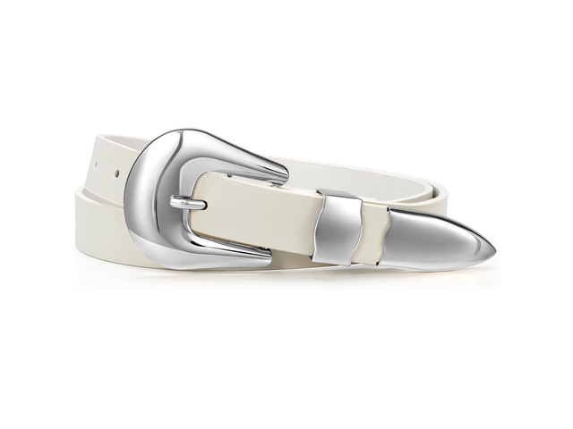Women Leather Belt Ladies Faux Leather Belt for Jeans Dress Fashion Silver Gold Buckle Waist Belt