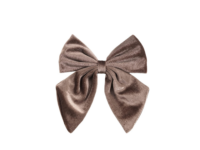 Spenlly Women Teens Girls Velvet Hair Bows Clip Kids Little Girls Hair Bow Alligator Clip Hair Barrettes Headwear Hair Accessories (Deep Brown)