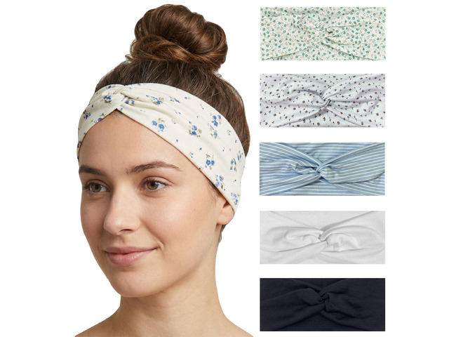 Waliah 6Pcs Twist Knotted Headband Wide Headbands for Women Non Slip Cute Headband Soft Stretchy Head Bands for Women's Hair Accessories
